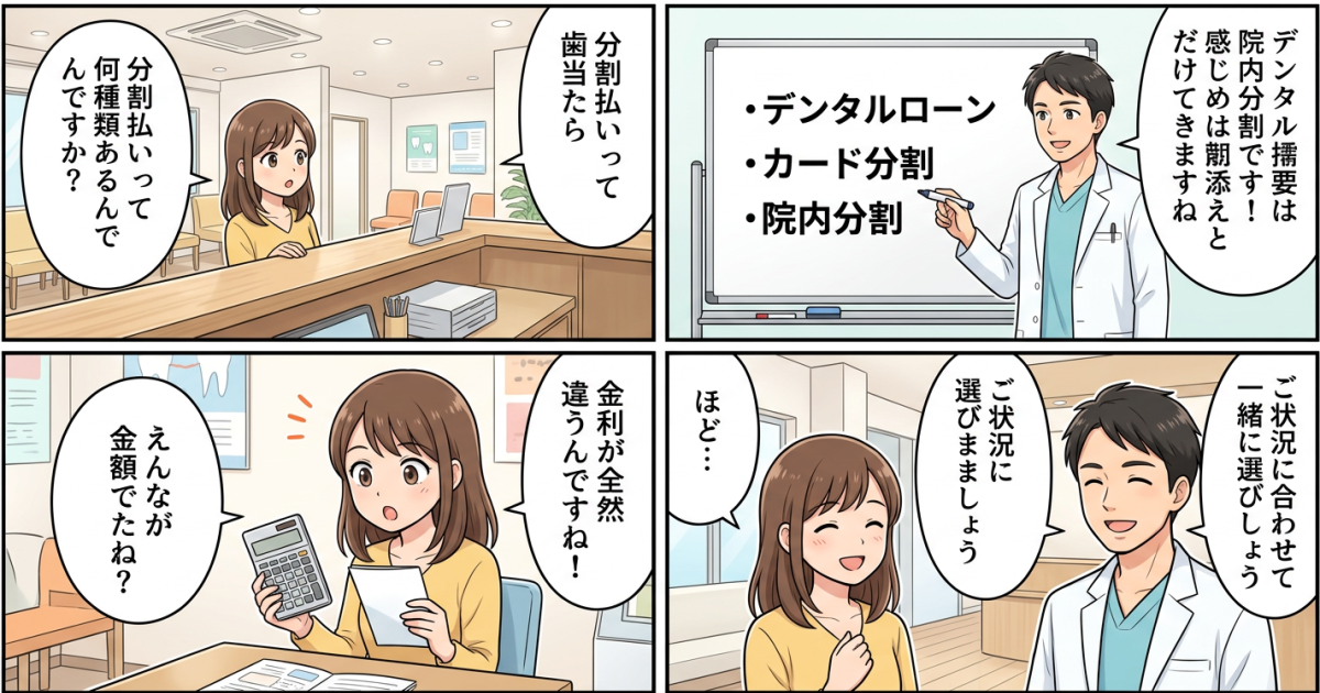 マウスピース矯正の分割払い3つを比較｜月々の負担額をシミュレーション