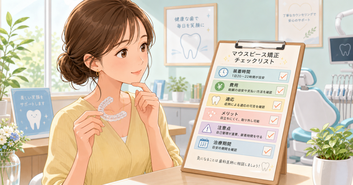 マウスピース矯正で後悔する人の共通点7つ｜始める前のセルフチェック