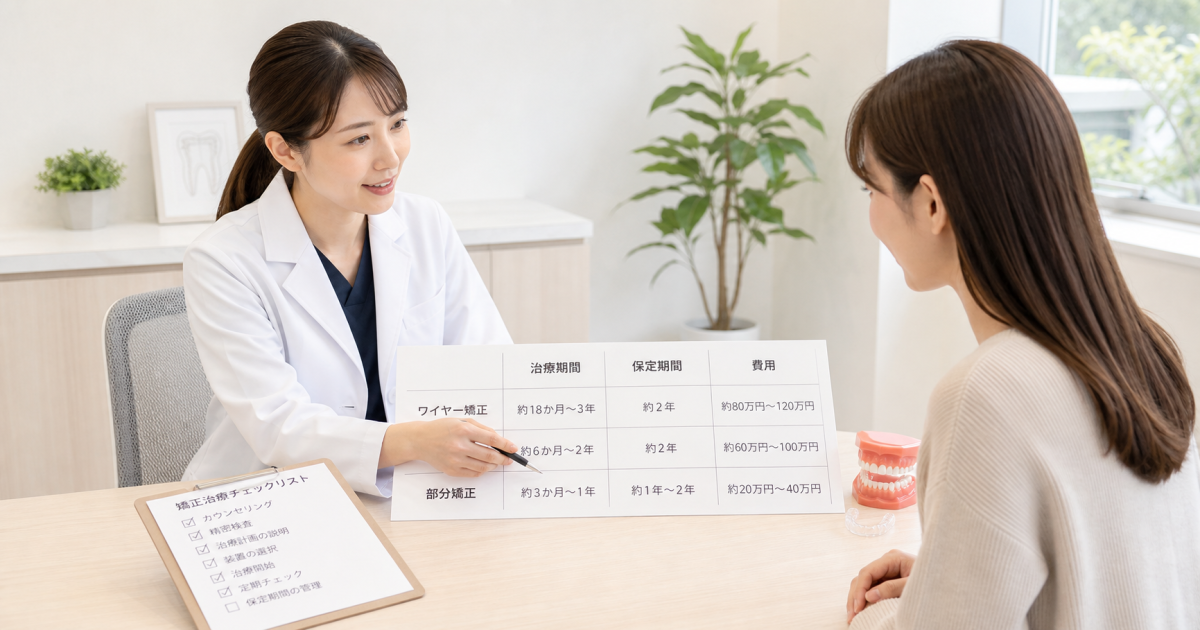 ライフイベントから逆算する──自分に合う矯正法の選び方チェックリスト