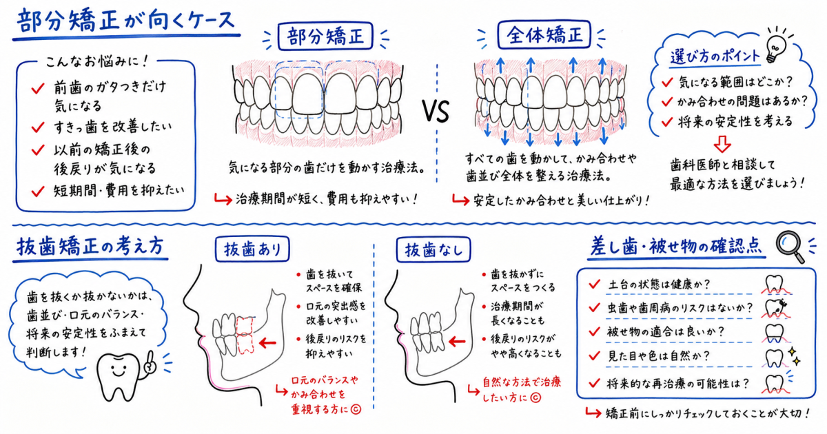 仕事と両立しやすい大人の矯正方法を見分ける基準